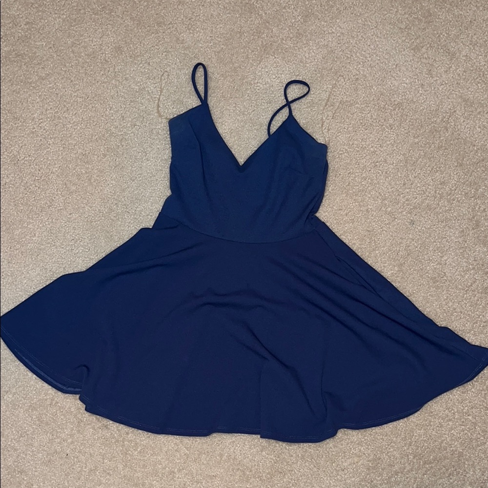 Elegant Navy Blue Dress